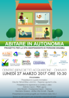 Locandina Progetto Abitare in Autonomia per stampa